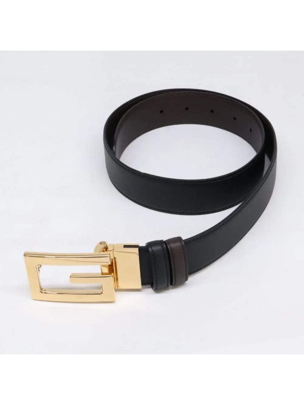 Gucci Square Buckle Reversible Belt